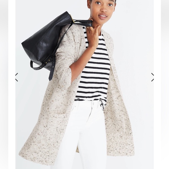 Madewell Wool Blend Donegal Kent Cardigan Sweater Sz S - Picture 1 of 15
